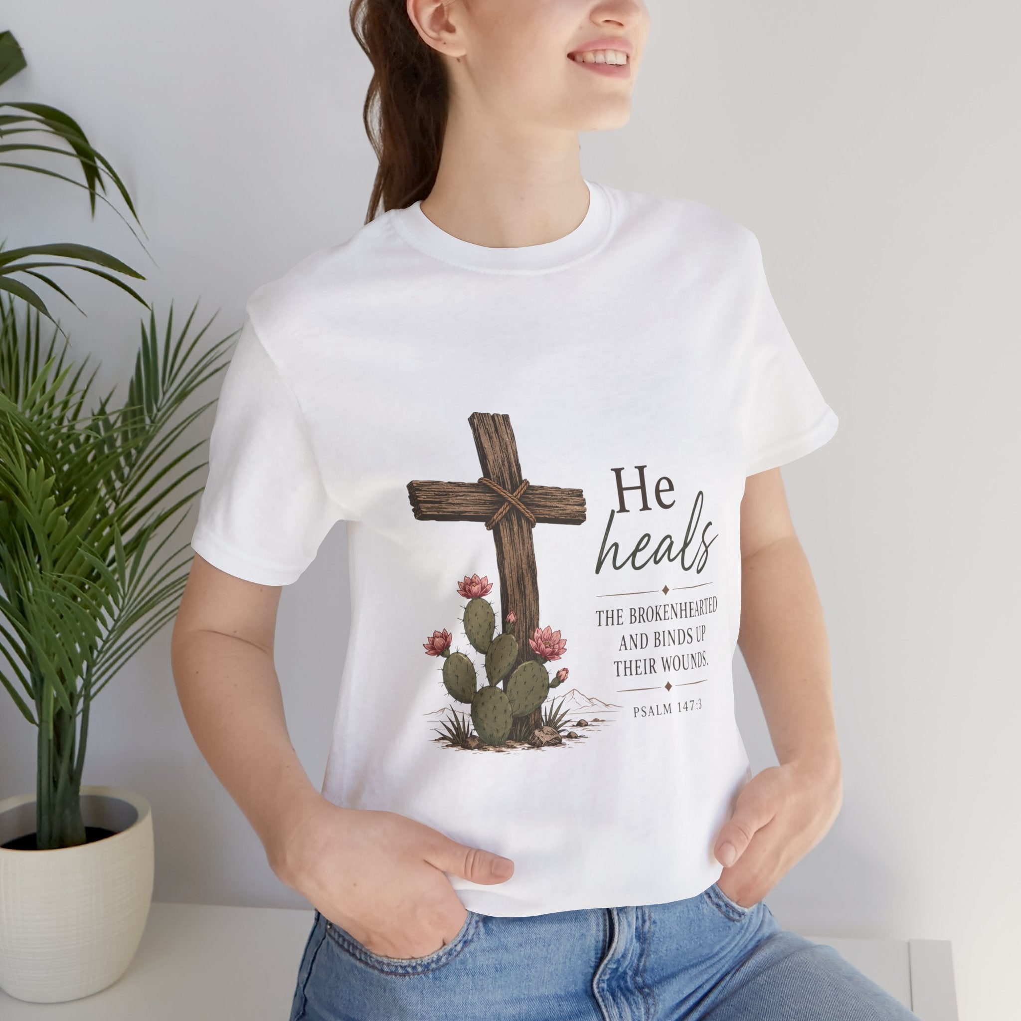 He heals